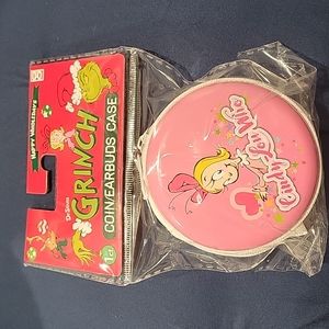 The Grinch Ear bud case or coin purse